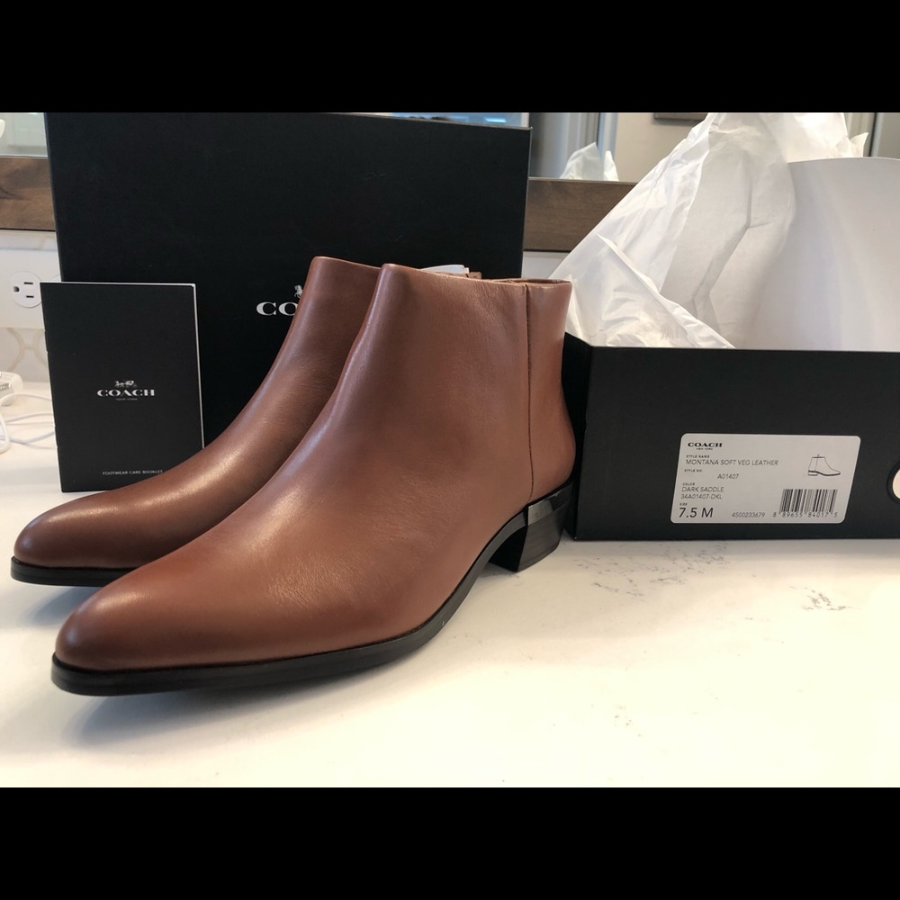 Coach Montana Soft Leather Boots